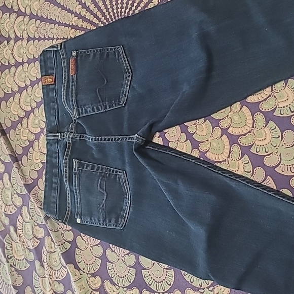 7FAM Kimmie Crop Jeans Stretch Denim - Picture 4 of 9